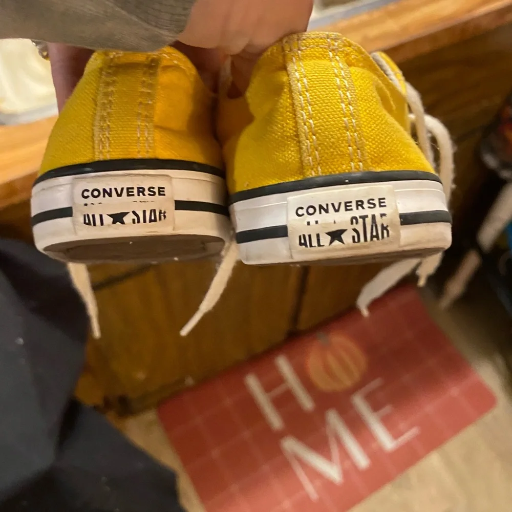 Converse Kids Bright Yellow Sneakers - Picture 4 of 7